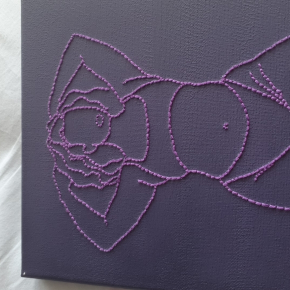 Hand embroidered painting - Picture 2 of 4